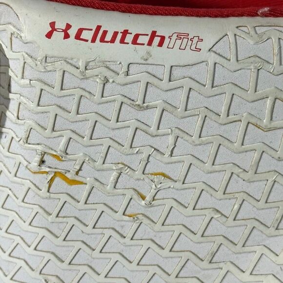 Under Armour Highlight 2 MC Knit Men’s Football Cleats Red, White, & Yellow Colo - Picture 13 of 15